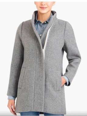J.Crew City wool coat Item J6140 Mercantile Gray size 00